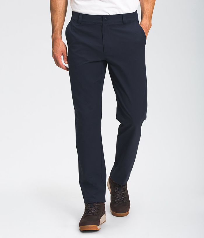 The North Face Pants City Standard Modern Fit Navy - Mens - Thailand UFAOC-2709